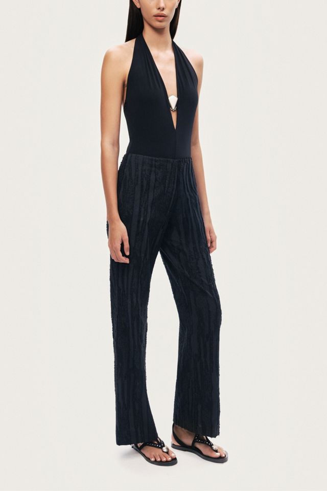 Nocturne Halter Deep V Blouse #1
