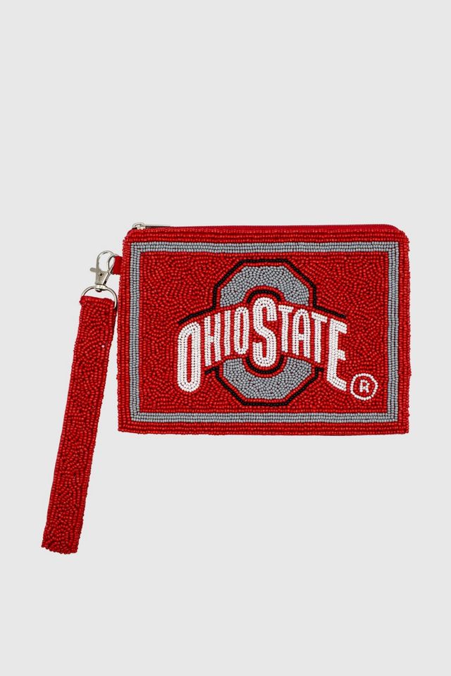 Collegiate Beaded Wristlet #1