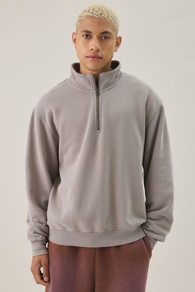 Standard Cloth Washed Quarter Zip Sweatshirt
