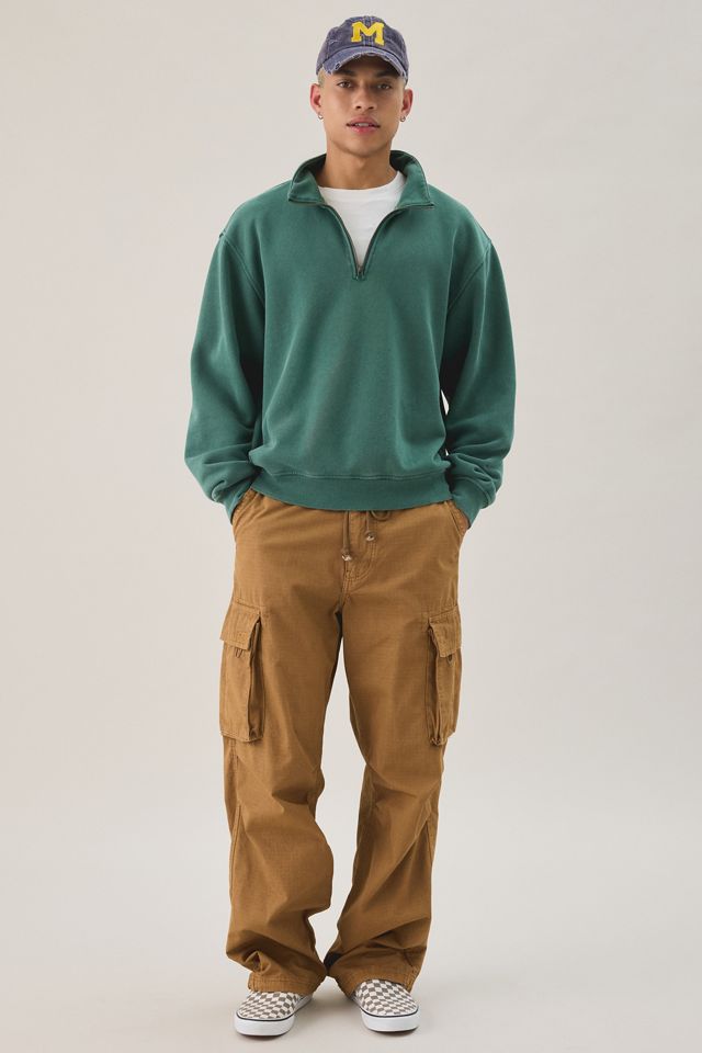 Standard Cloth Anchor Washed Quarter Zip Sweatshirt #2