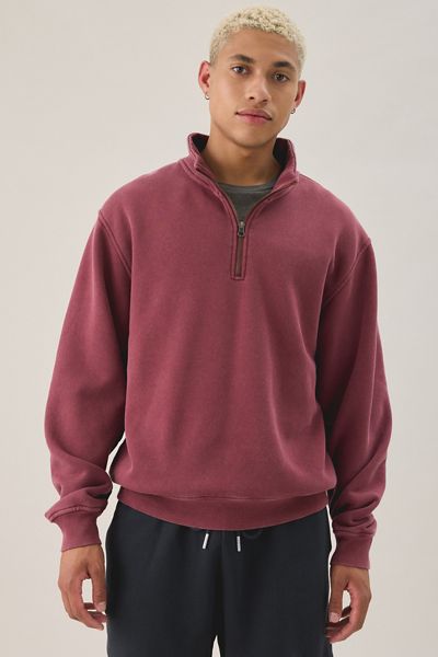 Standard Cloth Anchor Washed Quarter Zip Sweatshirt