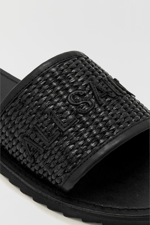 AllSaints Hoxton Leather Slide Sandals #1