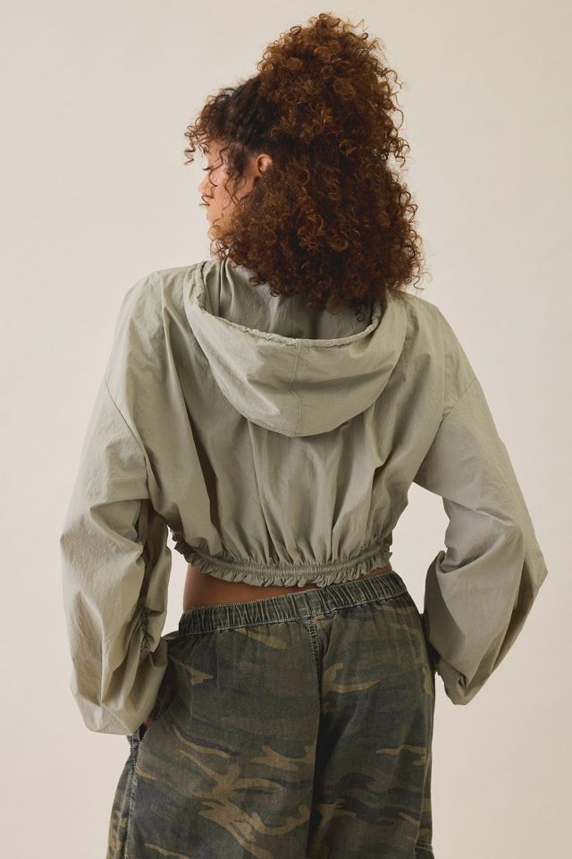 Out From Under Cloud 9 Cinched Zip-Up Nylon Jacket #4