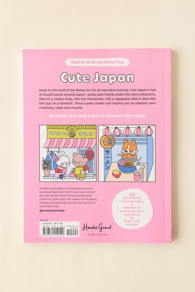 Sweet & Snug Coloring: Cute Japan By Amelie's Workshop #5