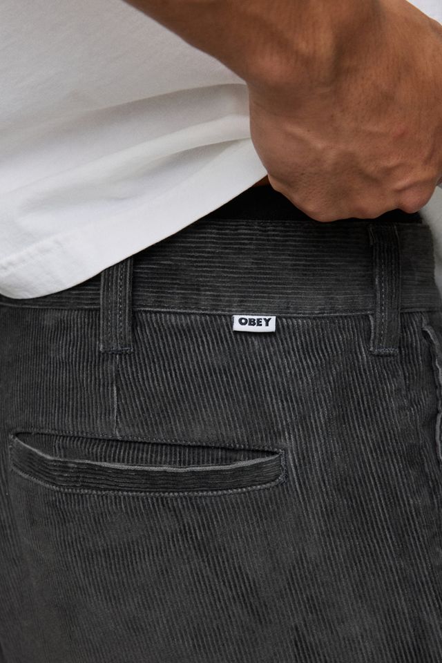 OBEY Dean Pleated Corduroy Pants #3