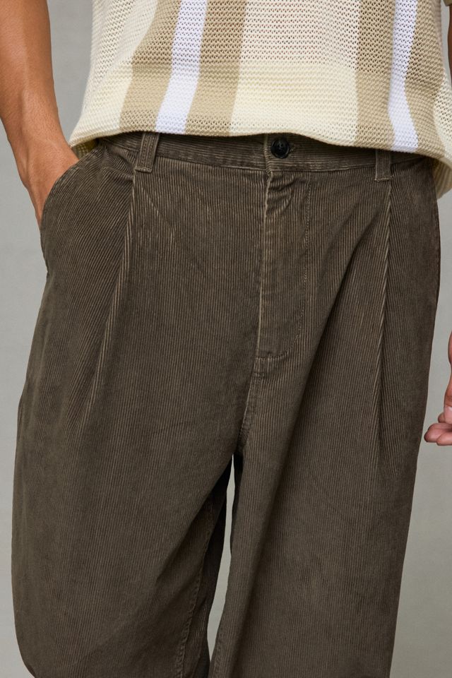 OBEY Dean Pleated Corduroy Pants #3