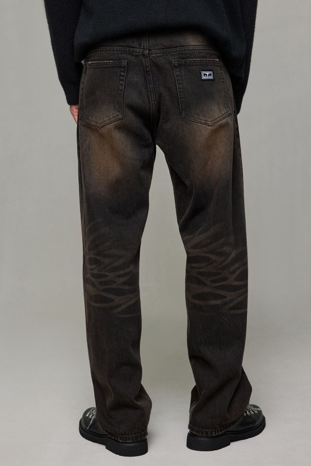 OBEY Boxcar Studded Straight Leg Pants #1