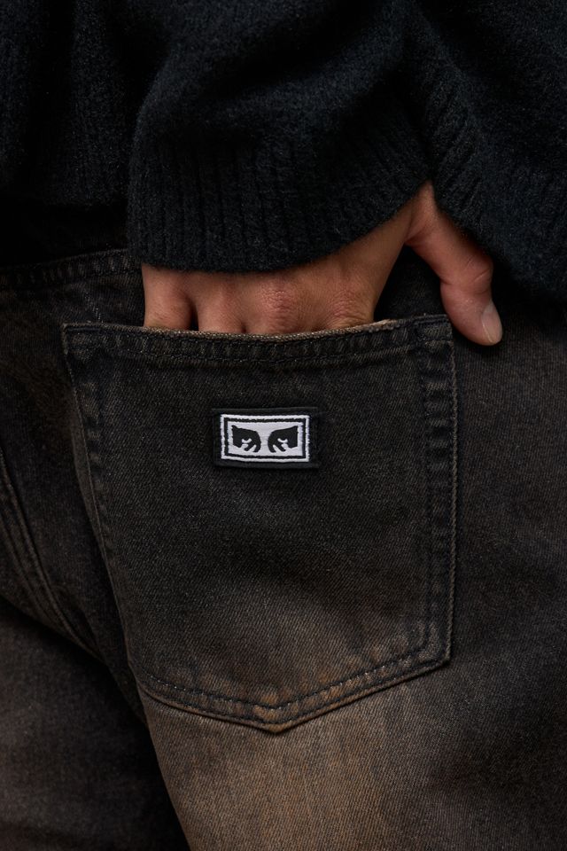 OBEY Boxcar Studded Straight Leg Pants #4