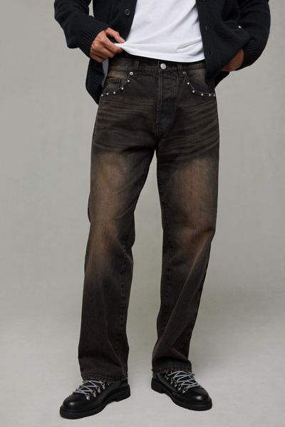 OBEY Boxcar Studded Straight Leg Pants
