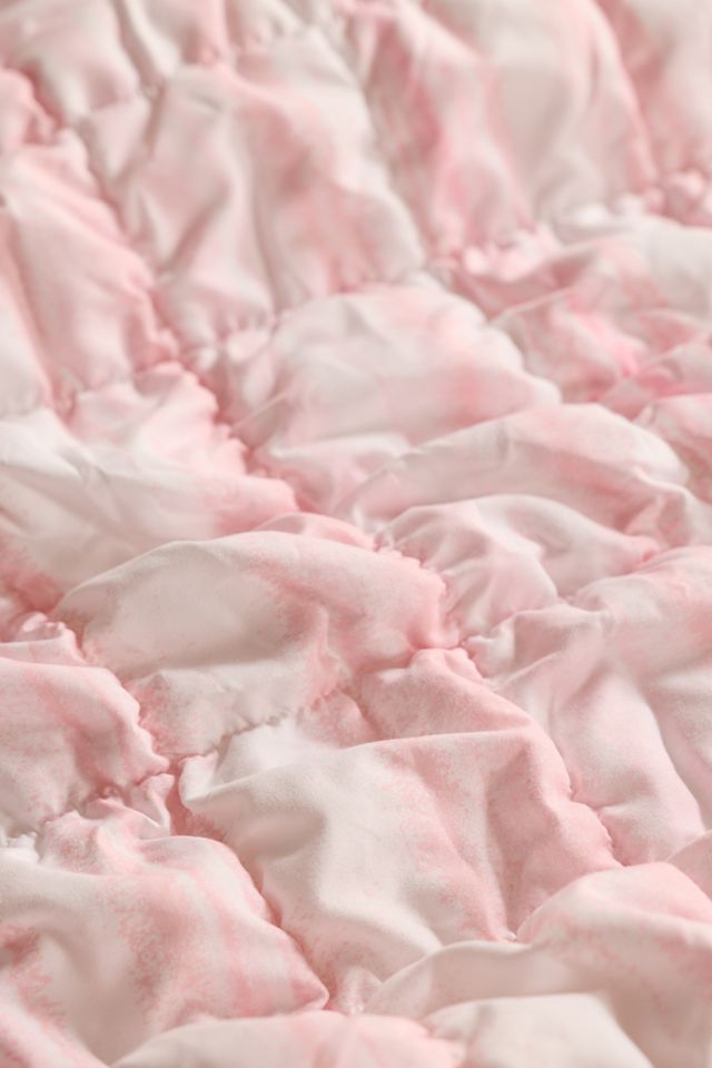 Dreamy Clouds Stitched Brushed Comforter Set #3