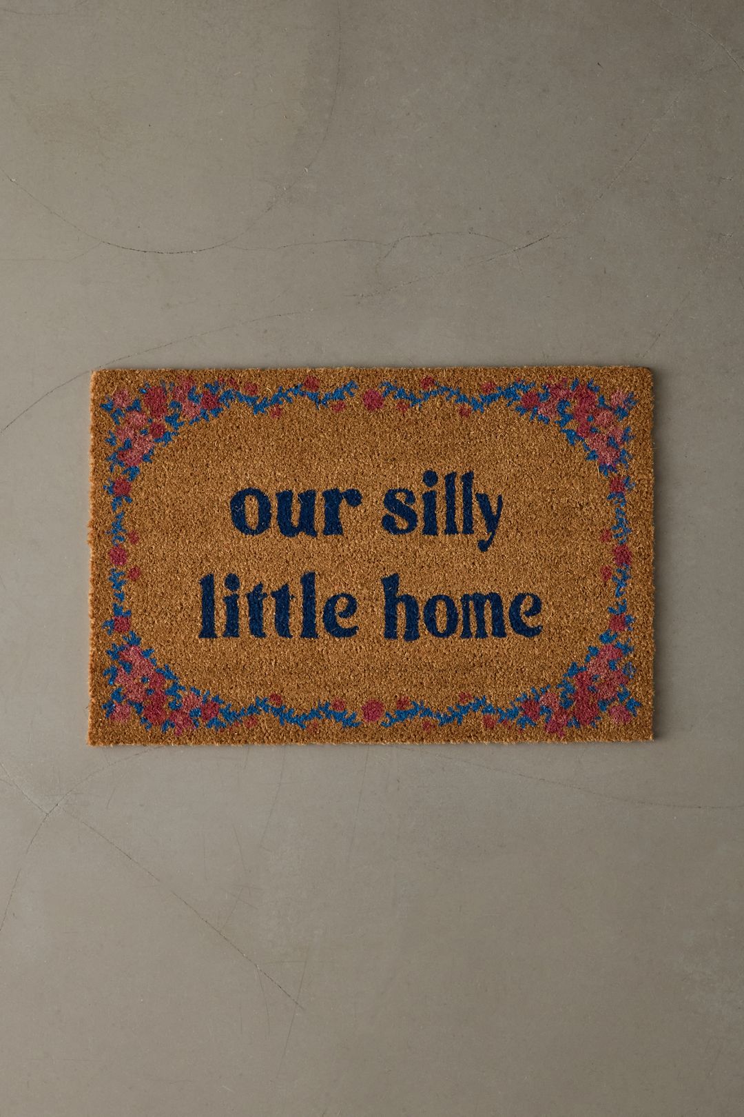 Our Silly Little Home Coir Doormat - Brown, 20X30