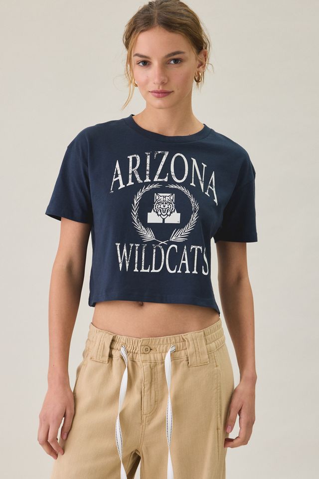Mitchell & Ness NCAA Mascot Graphic Boxy Cropped Tee #3