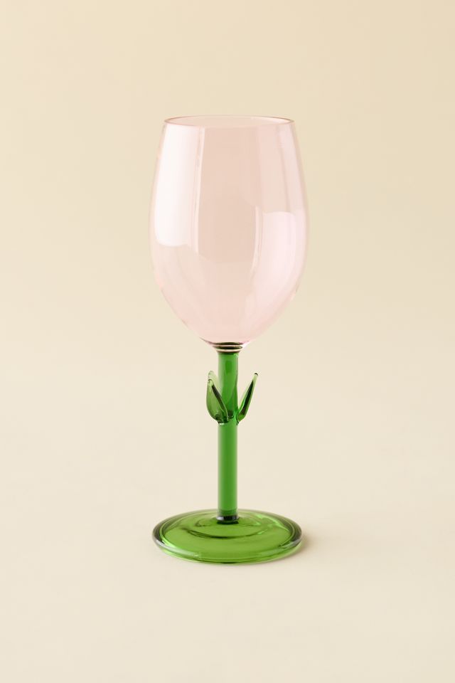 Tulip Sculpted Wine Glass #1