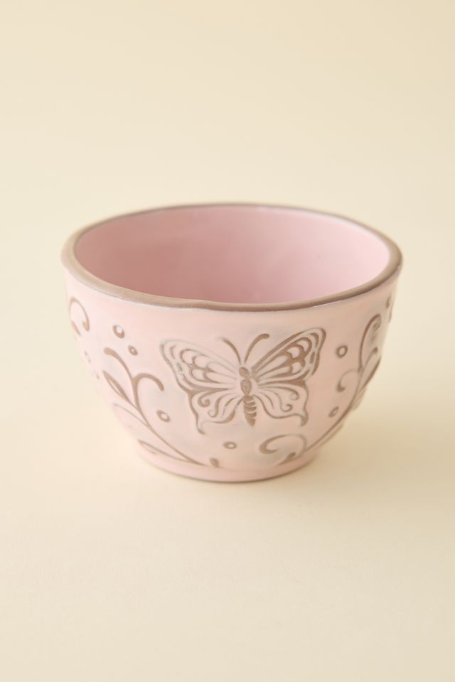 Boho Butterfly Ceramic Snack Bowl #1