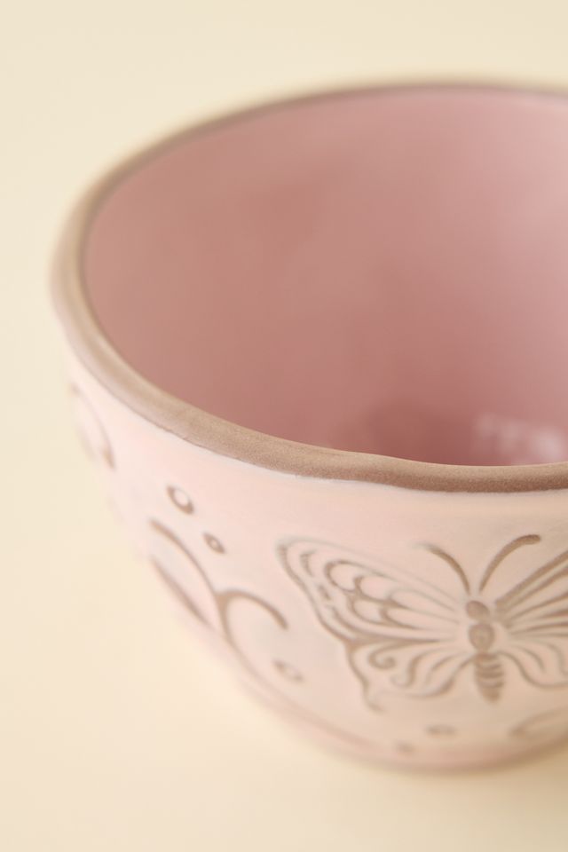 Boho Butterfly Ceramic Snack Bowl #2