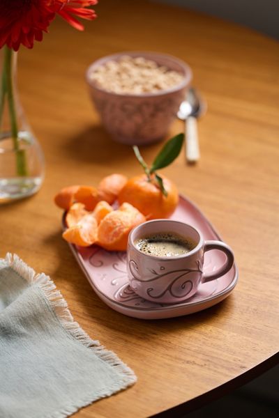 Boho Butterfly Ceramic Espresso Mug