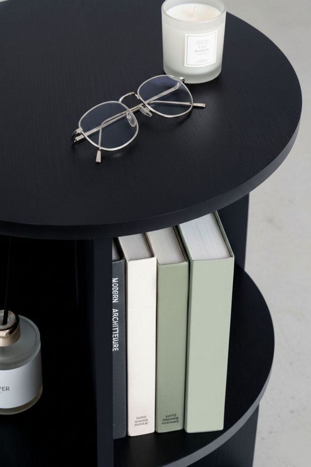 Kaymily Home Stationary Round End Table #2