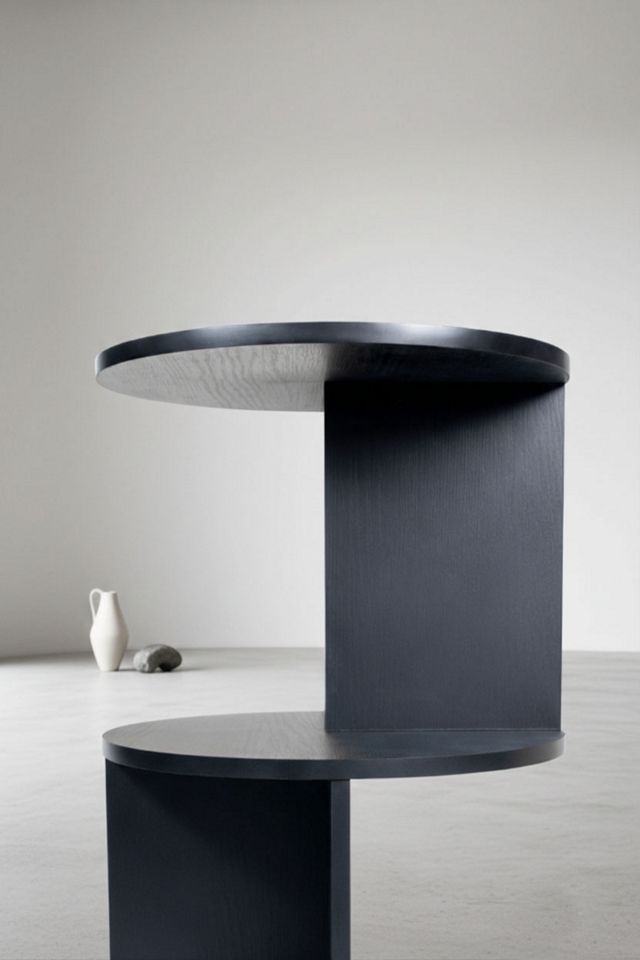 Kaymily Home Stationary Round End Table #3