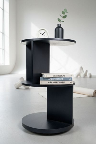 Kaymily Home Stationary Round End Table