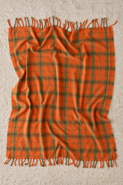 Camp Wandawega Sycamore Plaid Throw Blanket