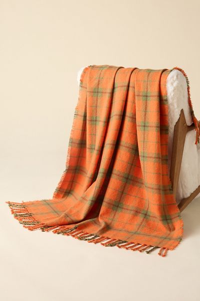 Camp Wandawega Sycamore Plaid Throw Blanket