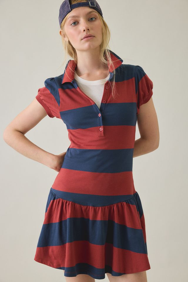 Kimchi Blue Short & Sweet Puff Sleeve Polo Mini Dress #2