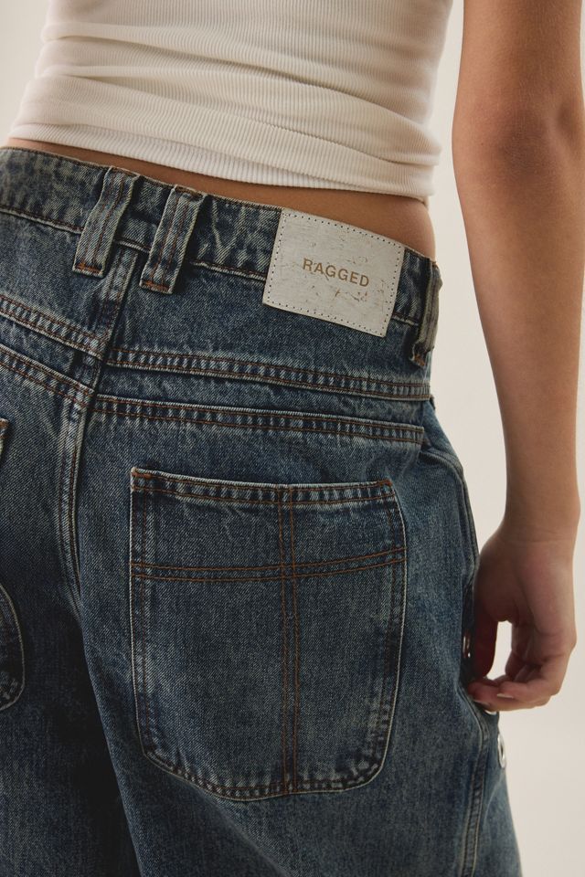 The Ragged Priest Puncture Eyelet Studded Mid-Rise Baggy Jeans #5