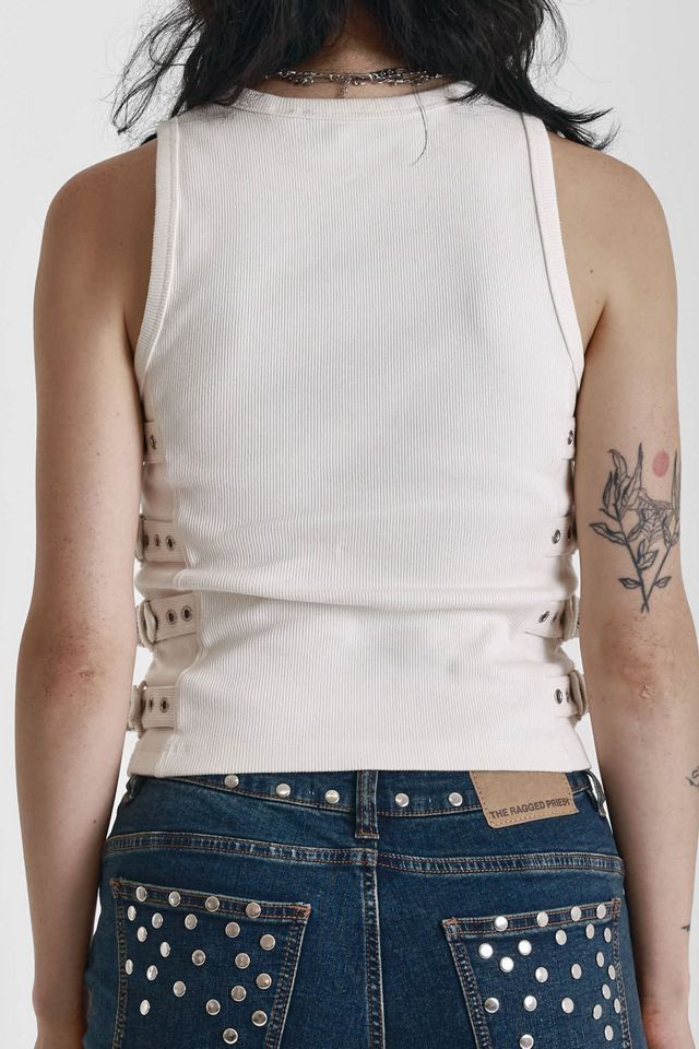 The Ragged Priest Straight Buckle Strap Tank Top #2