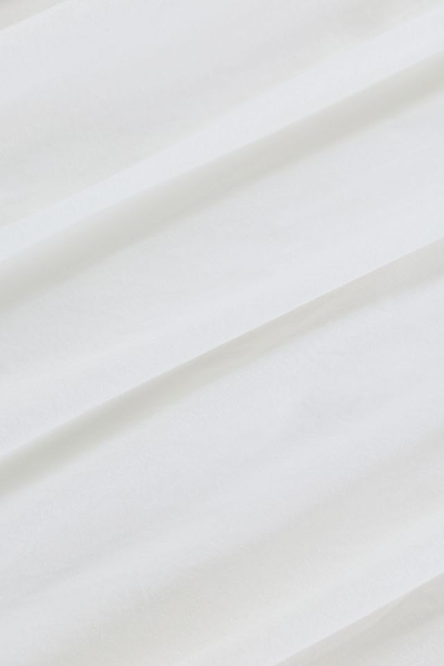 Divine Ruched Cotton Percale Duvet Cover #3