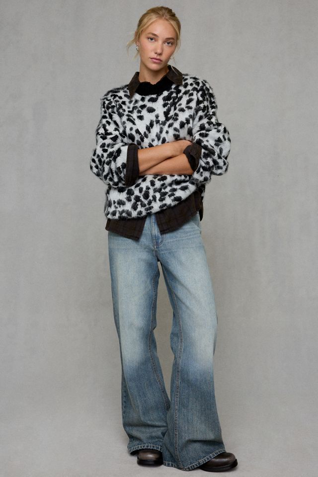 The Ragged Priest Rolly Oversized Brushed Knit Sweater #1