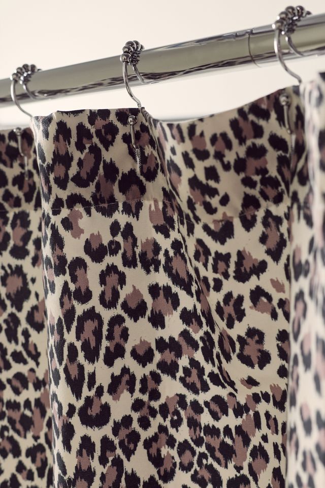 Dolores Animal Print Patterned Shower Curtain #2