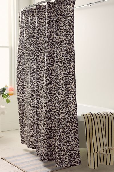 Dolores Animal Print Patterned Shower Curtain
