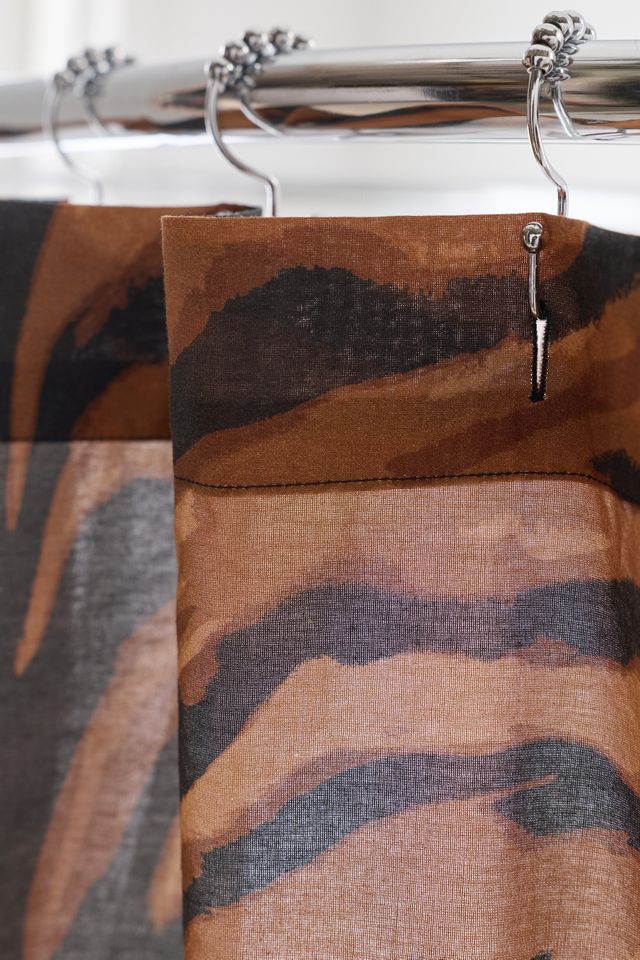 Dolores Animal Print Patterned Shower Curtain #2