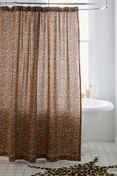 Dolores Animal Print Patterned Shower Curtain