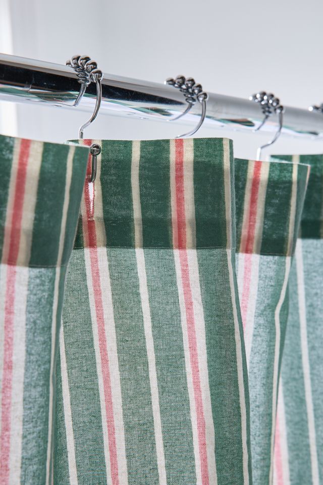 Multi-Striped Patterned Shower Curtain | Urban Outfitters