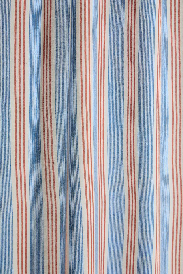 Multi-Striped Patterned Shower Curtain #1