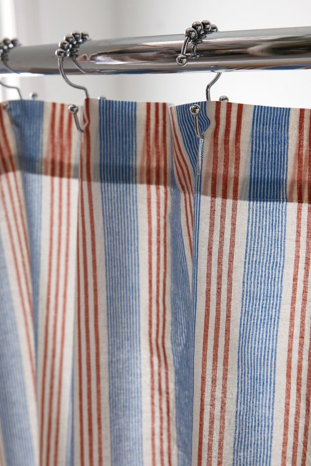 Multi-Striped Patterned Shower Curtain #2
