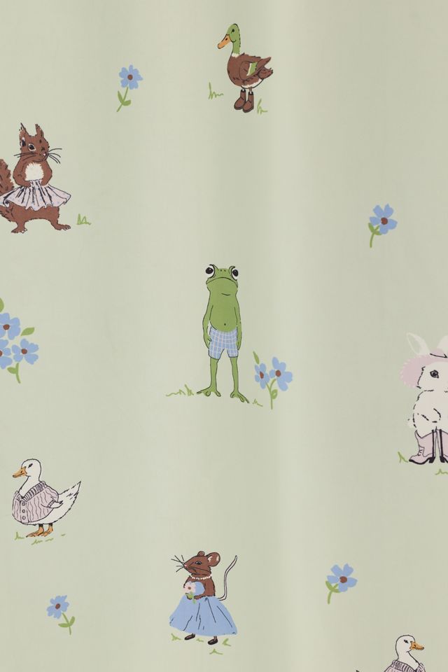 Rideau de douche à motifs Party Animals #1