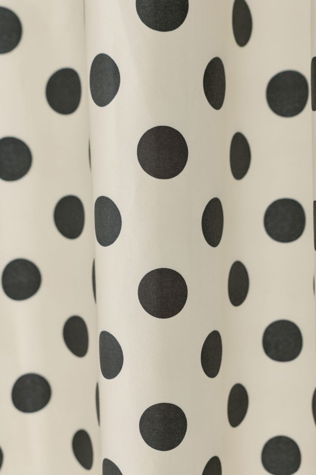 Rideau de douche à motif à pois #1