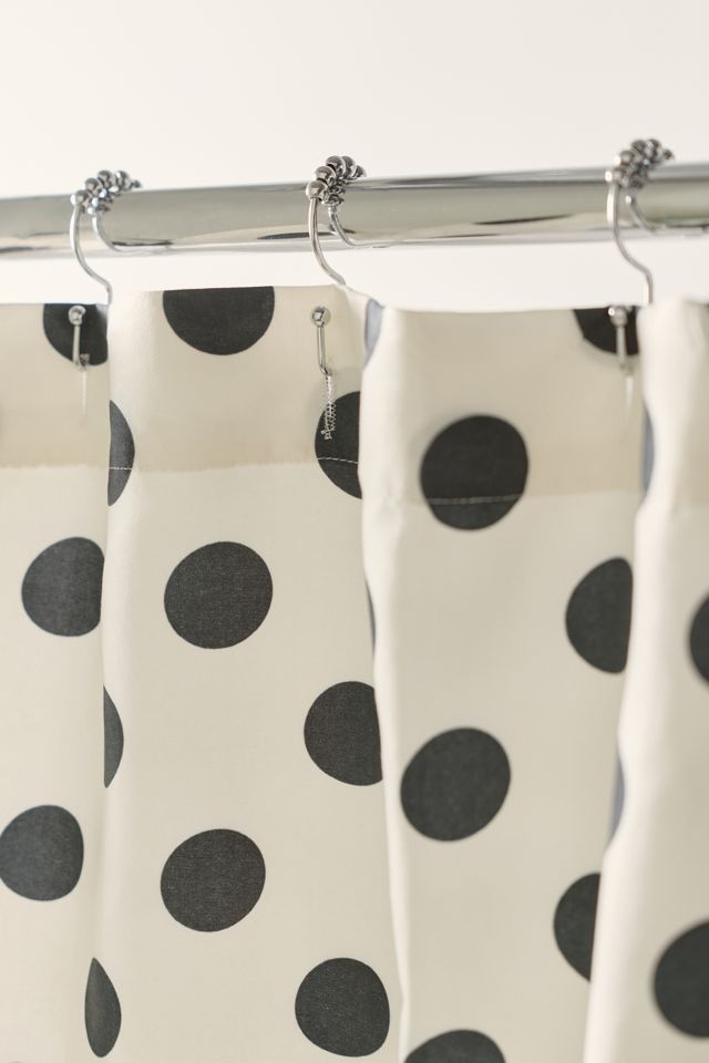 Rideau de douche à motif à pois #2