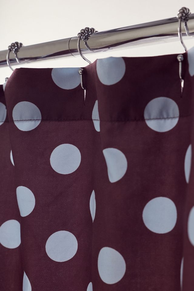 Polka Dot Patterned Shower Curtain #2
