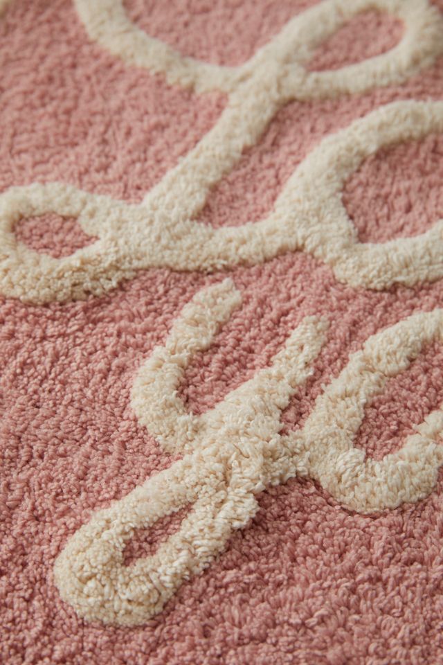 Tapis de bain en forme de cœur Love Yourself #2