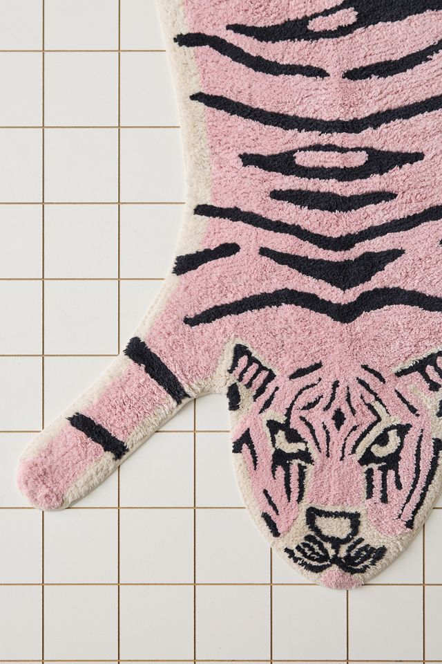 Tiger Shape Tufted Bath Mat #3