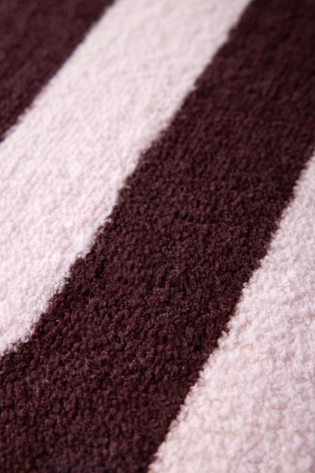 Awning Stripe Plush Printed Bath Mat #2