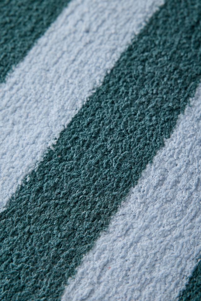 Awning Stripe Plush Printed Bath Mat #2