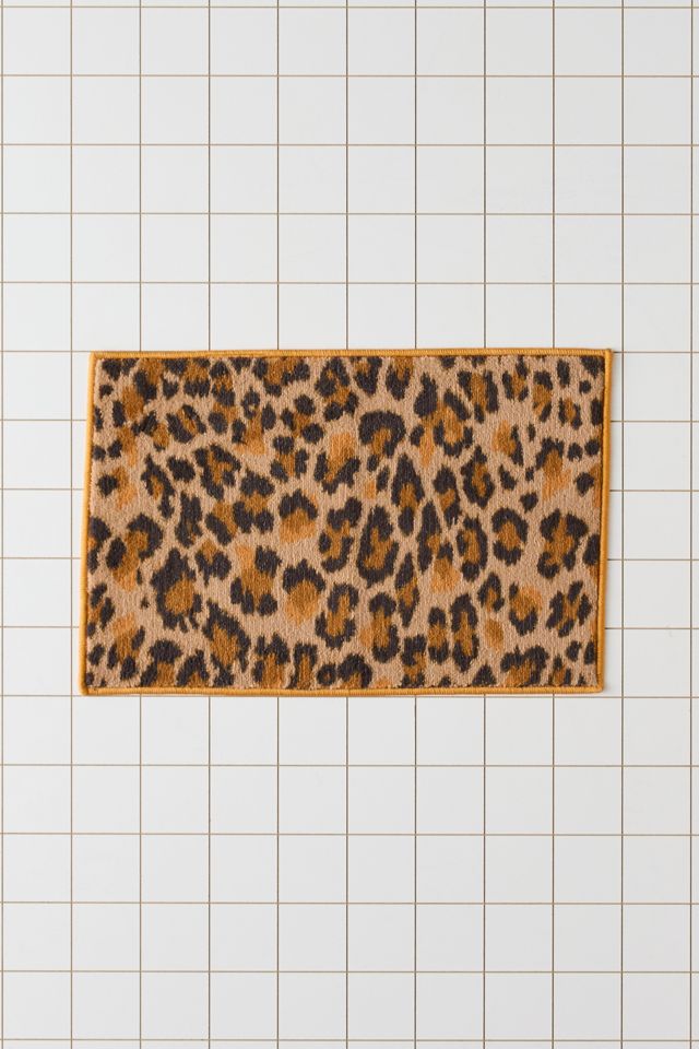 Tapis de bain Dolores à imprimé animalier #1