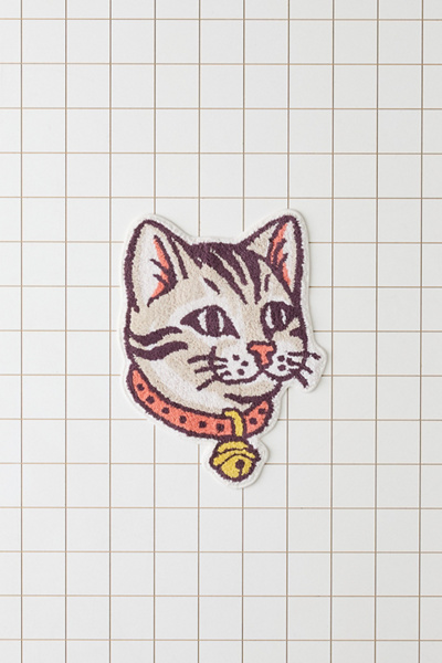 Ziggy Cat Shaped Tufted Bath Mat