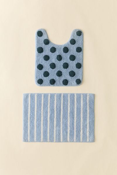Kori Patterned Tufted Bath Mat Set