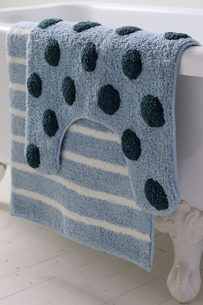 Kori Patterned Tufted Bath Mat Set