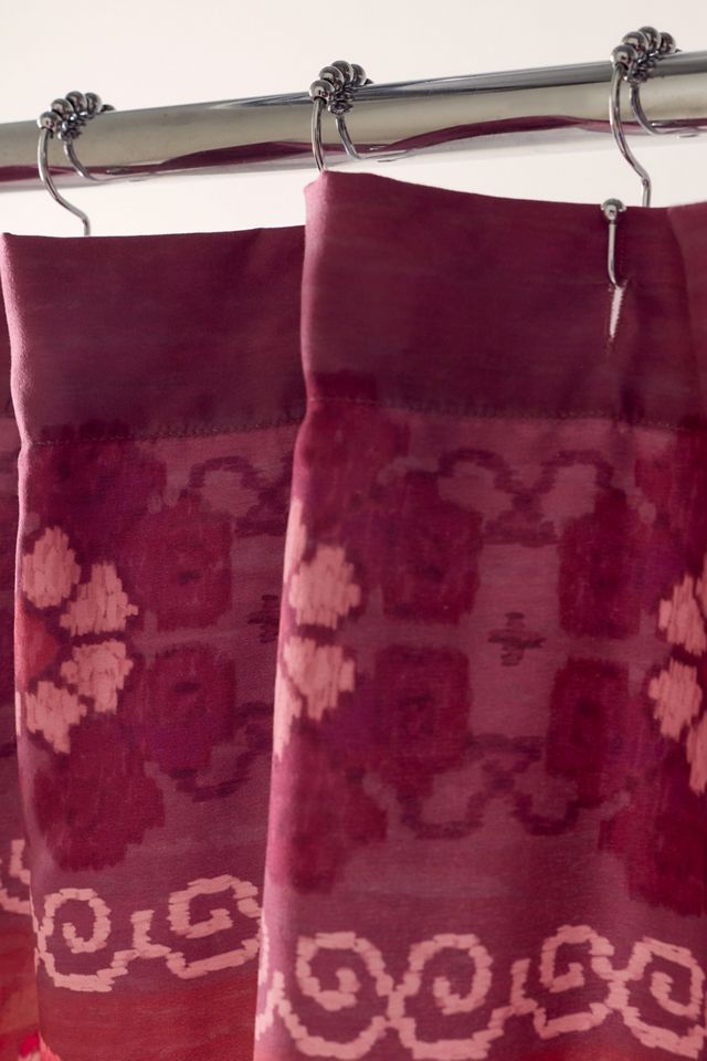 Minerva Floral Patterned Shower Curtain #2